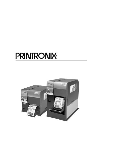 printronix sl4m network thermal rfid label printer|PRINTRONIX SL4M USER MANUAL Pdf Download .